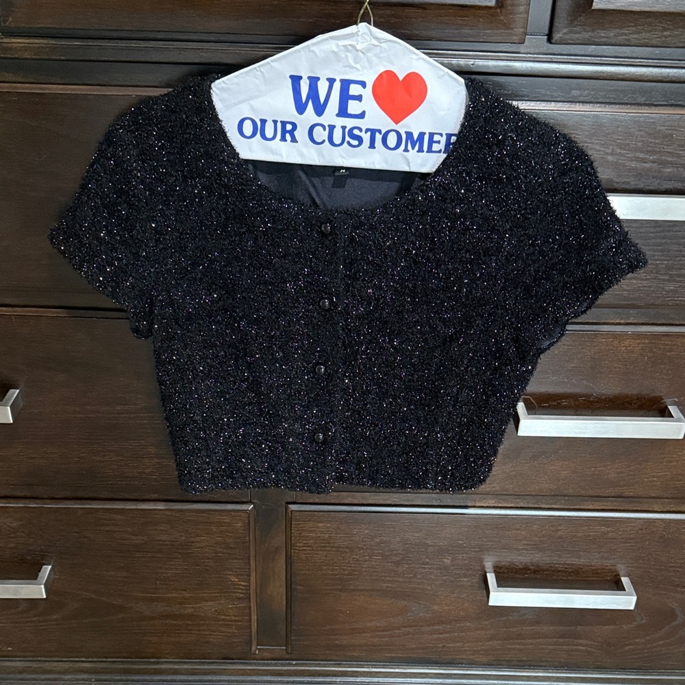 Chic Black Women's Cardigan